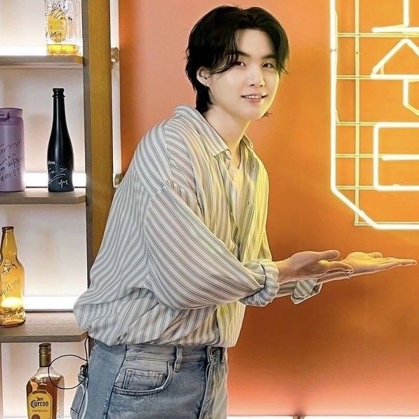 Recent activity shot of SUGA (BTS)