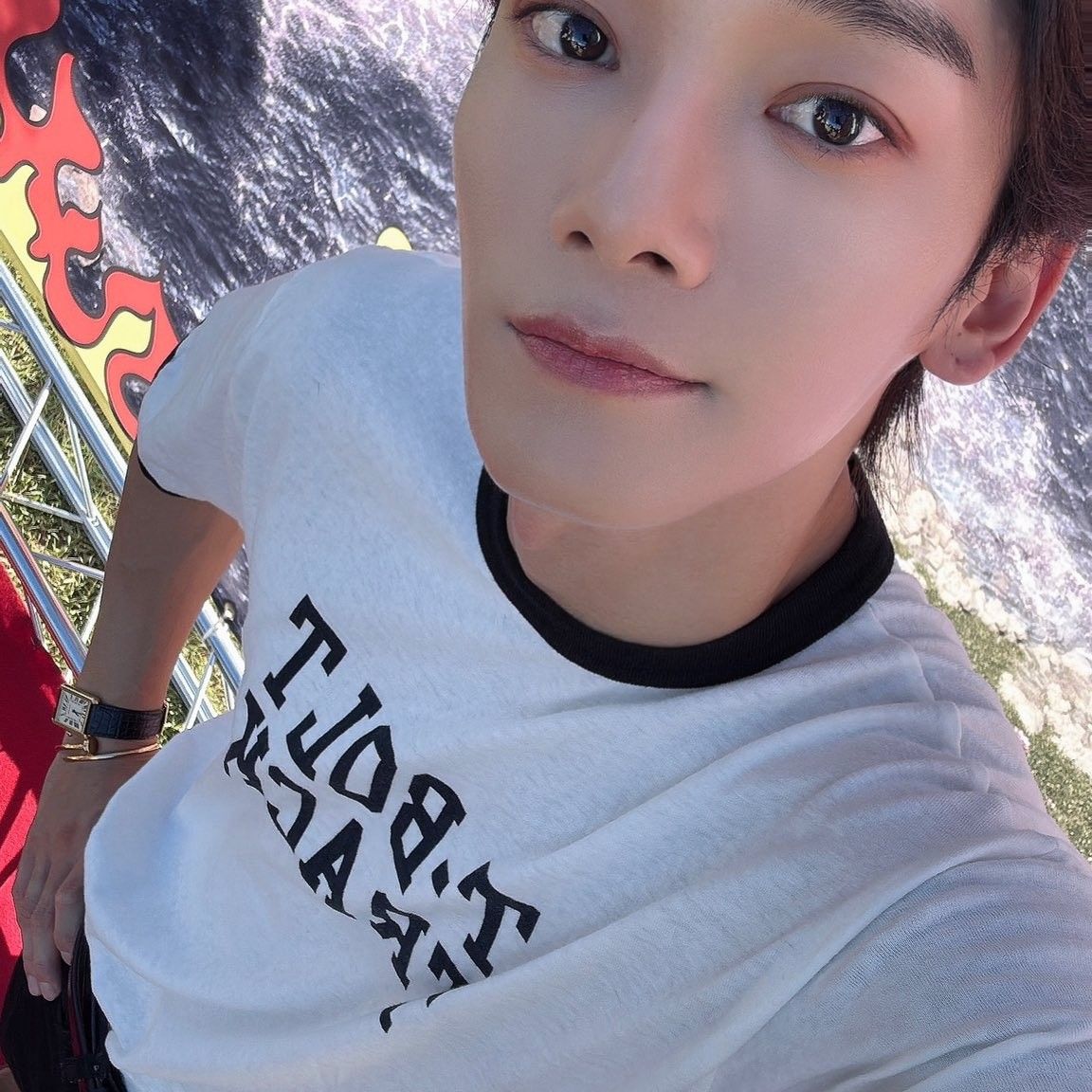 A moment captured by Chen (EXO)'s fan