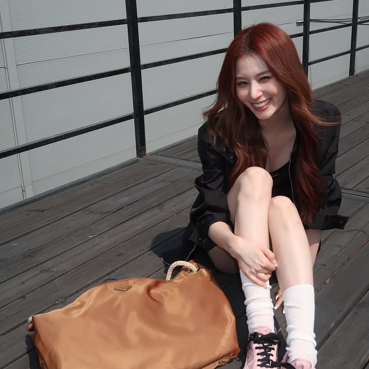 Recent activity shot of Sana (TWICE)