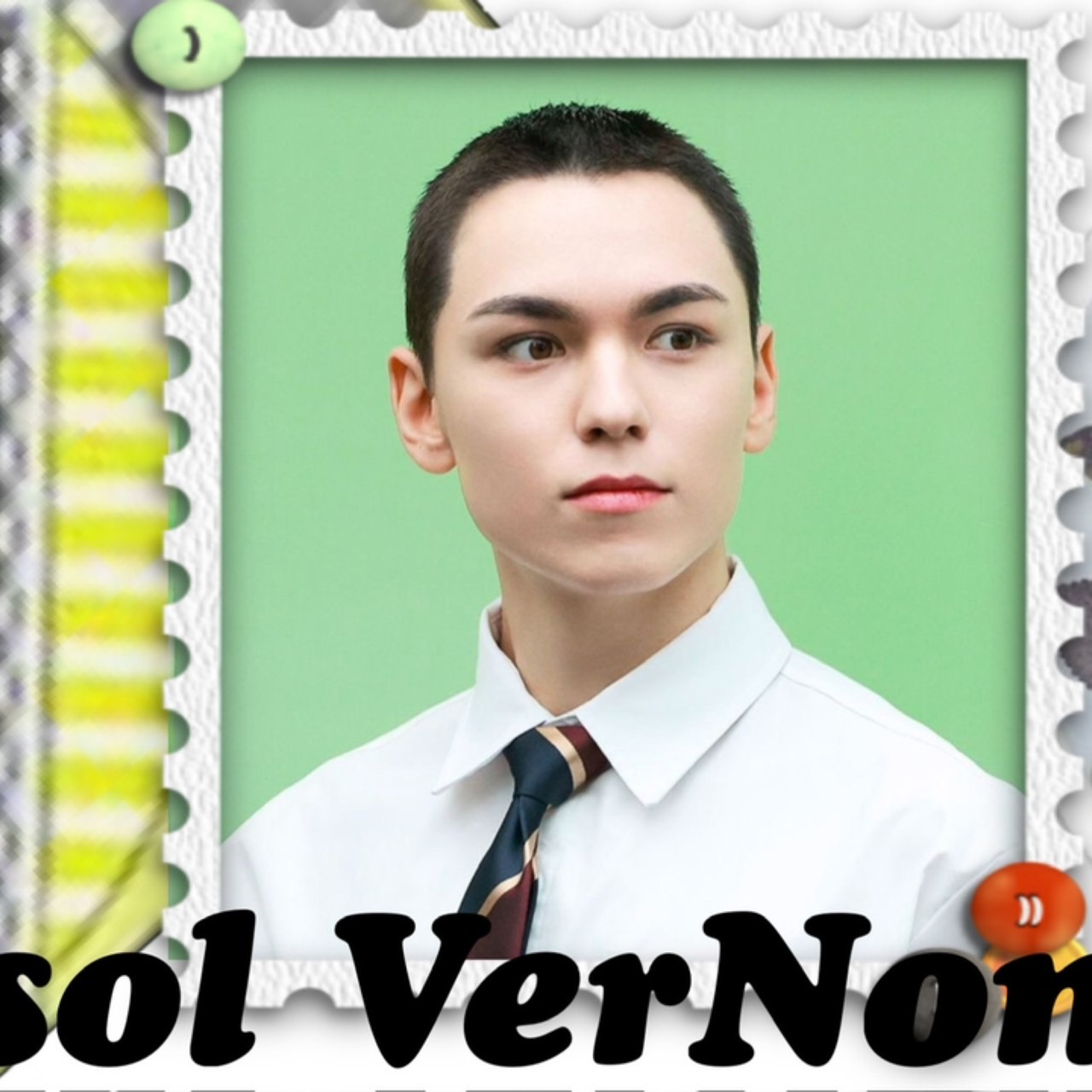 A moment captured by Vernon (SEVENTEEN)'s fan