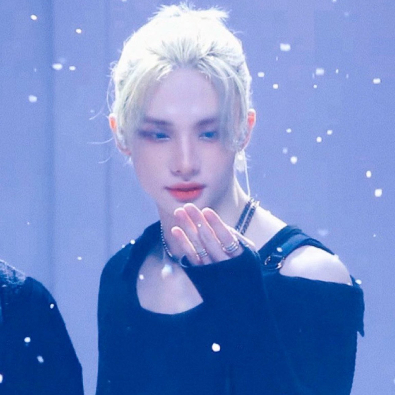 Recent activity shot of Hyunjin (Stray Kids)