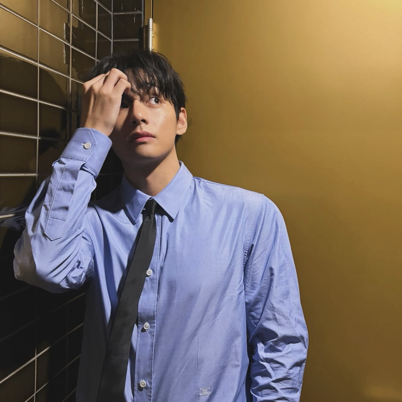 A moment captured by V (BTS)'s fan