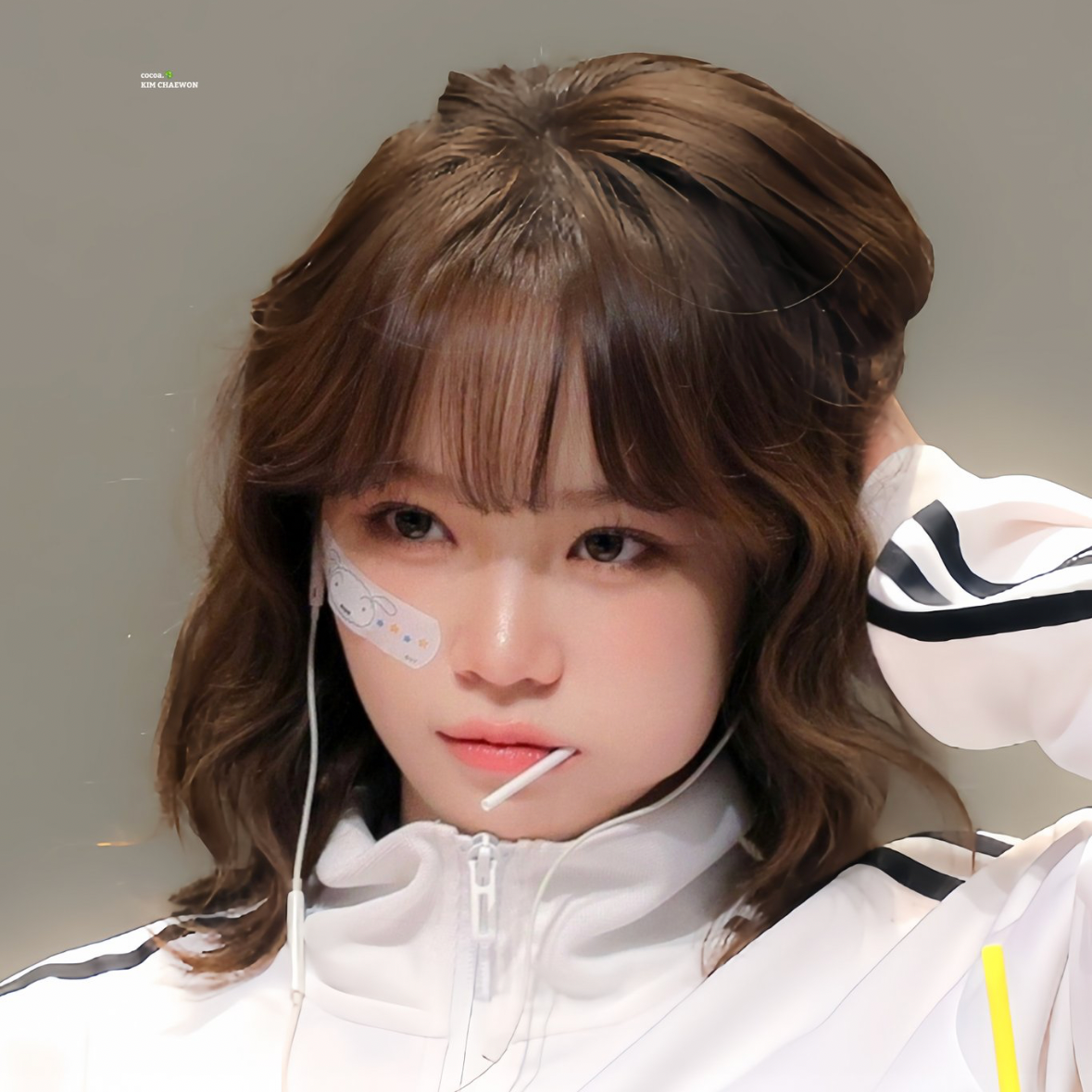 A moment captured by Kim Chaewon (LE SSERAFIM)'s fan