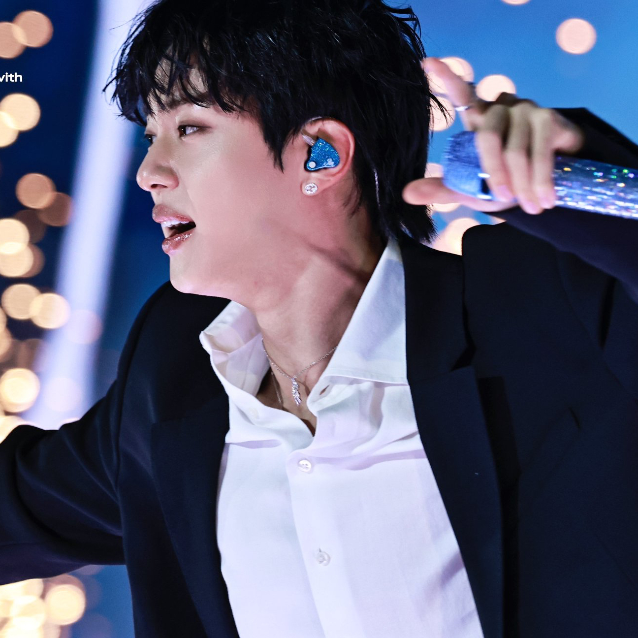 Recent activity shot of Jin (BTS)