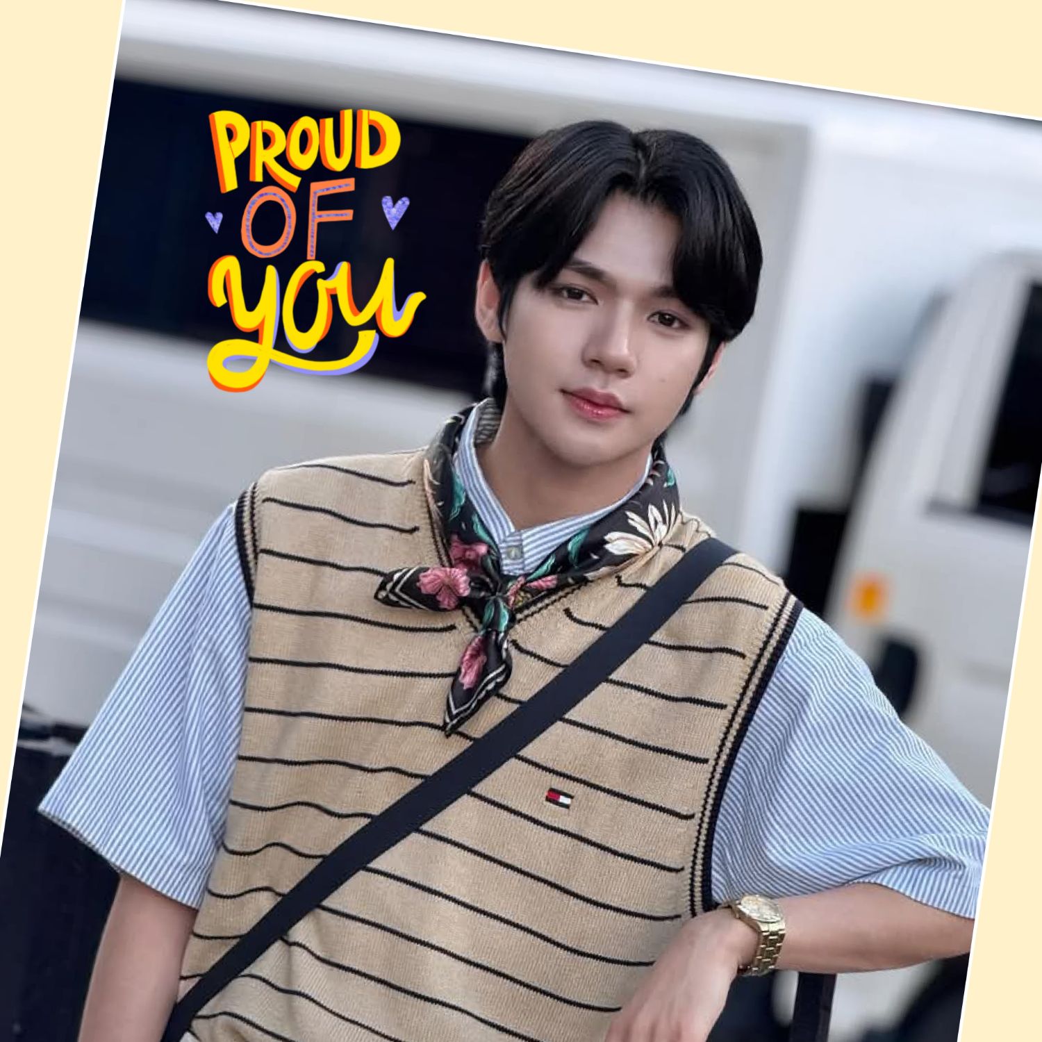 キム (HORI7ON)の舞台裏ショット