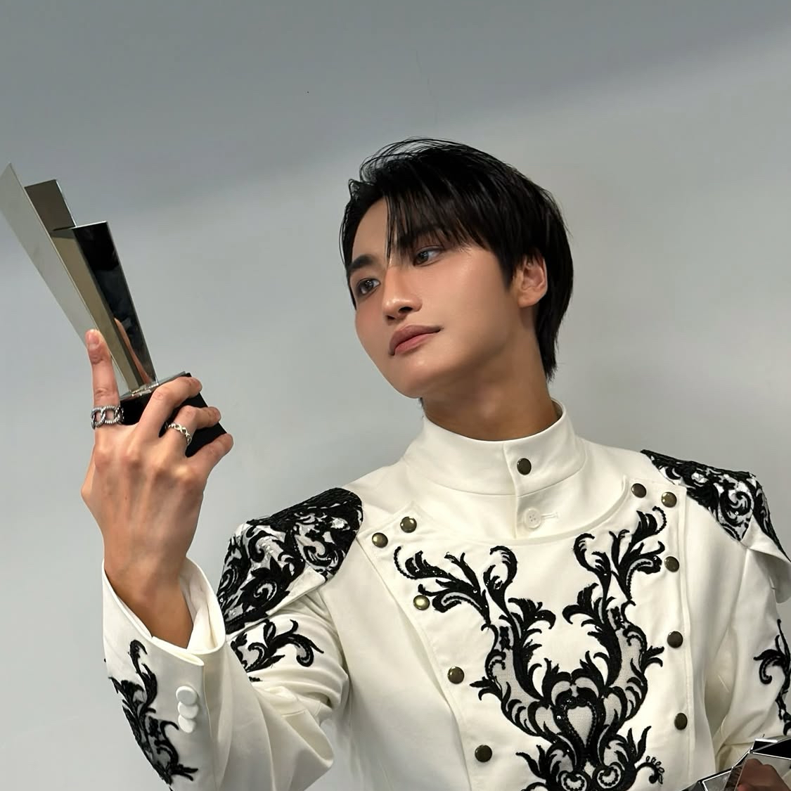 Recent activity shot of Seonghwa (ATEEZ)