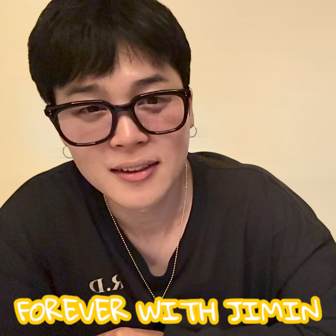 Recent activity shot of Jimin (BTS)