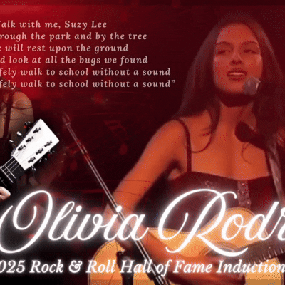 A moment captured by Olivia Rodrigo's fan