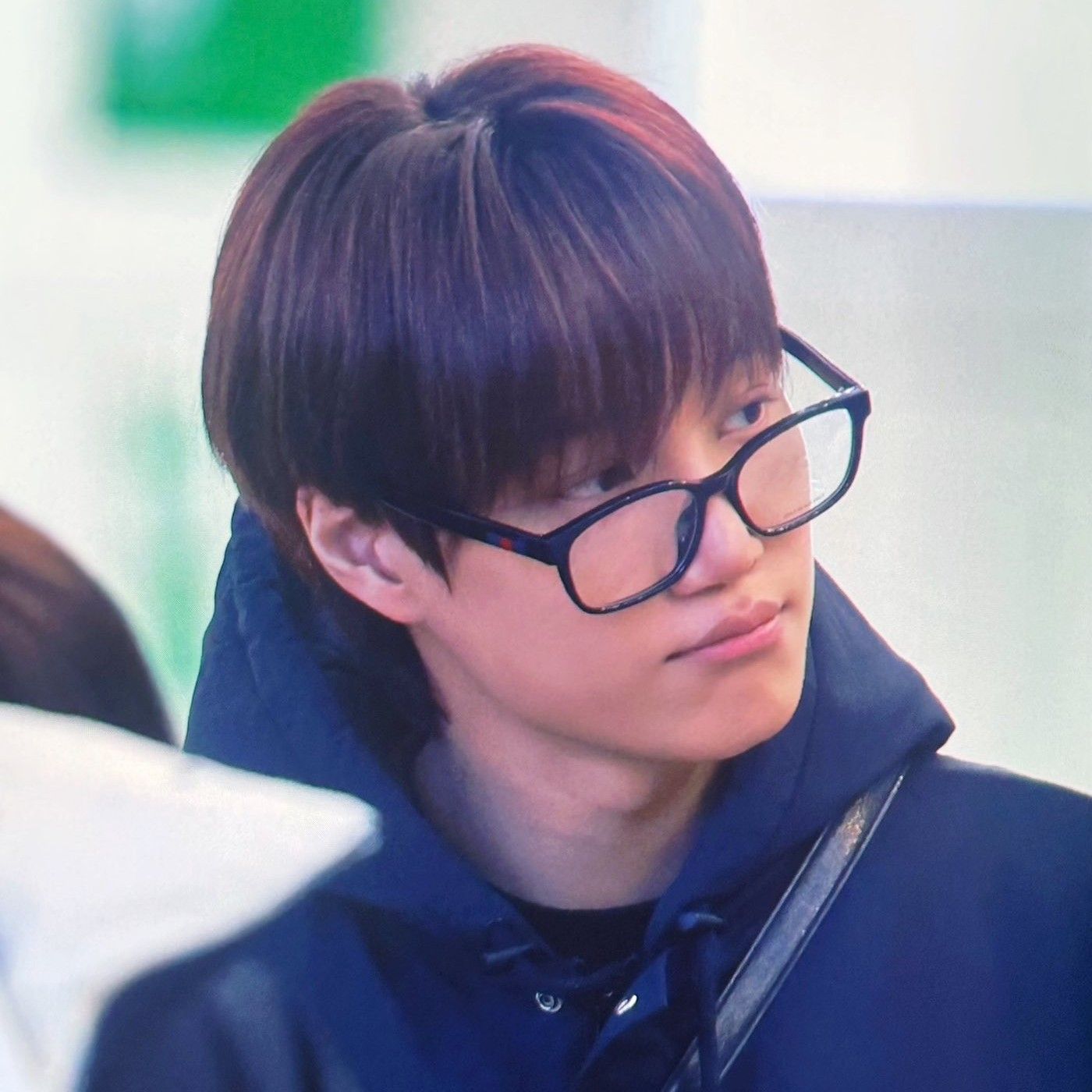 Kai (EXO)粉絲拍下的瞬間