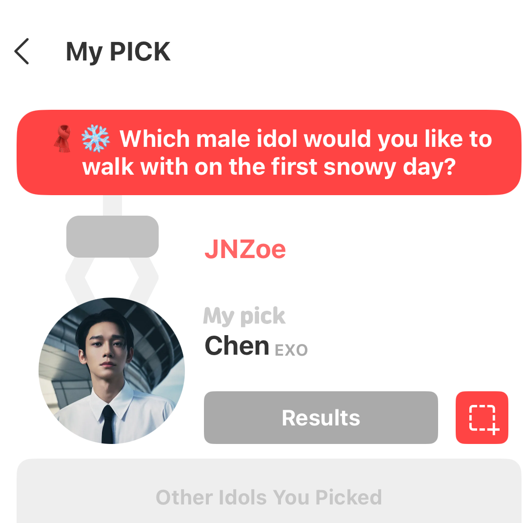 A moment captured by Chen (EXO)'s fan