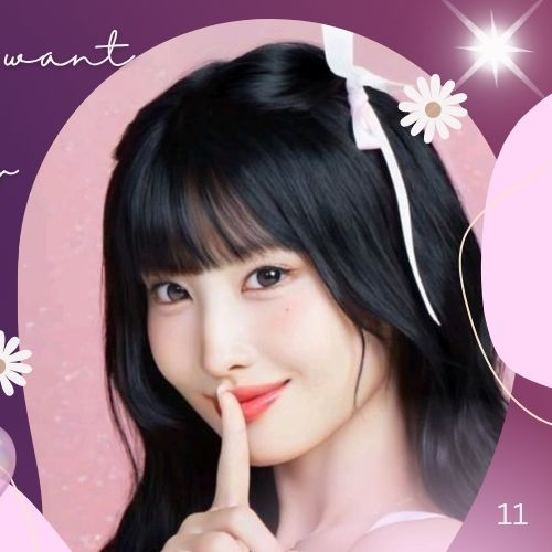 Recent activity shot of Momo (TWICE)