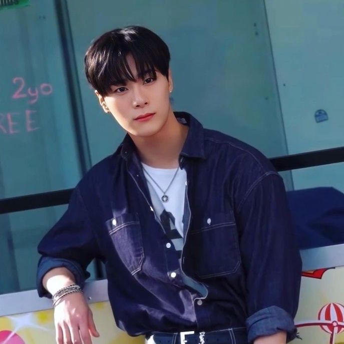 Recent activity shot of Moonbin (ASTRO)