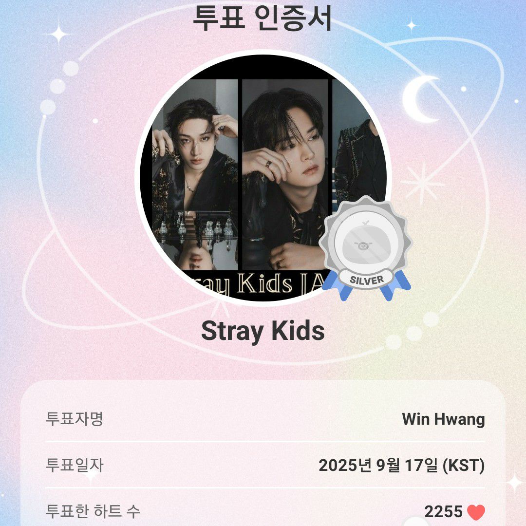 A moment captured by Stray Kids's fan