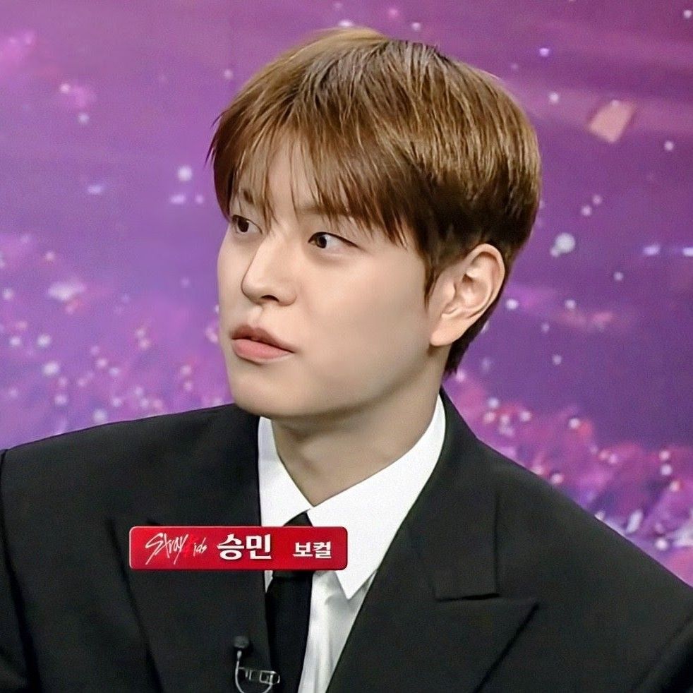 Recent activity shot of Seungmin (Stray Kids)