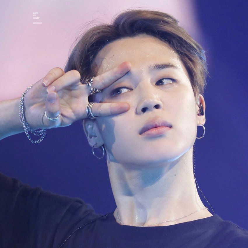 A moment captured by Jimin (BTS)'s fan