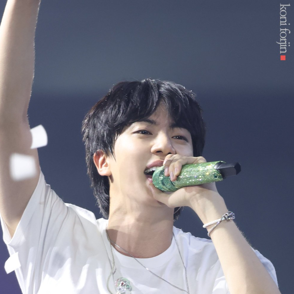 Recent activity shot of Jin (BTS)