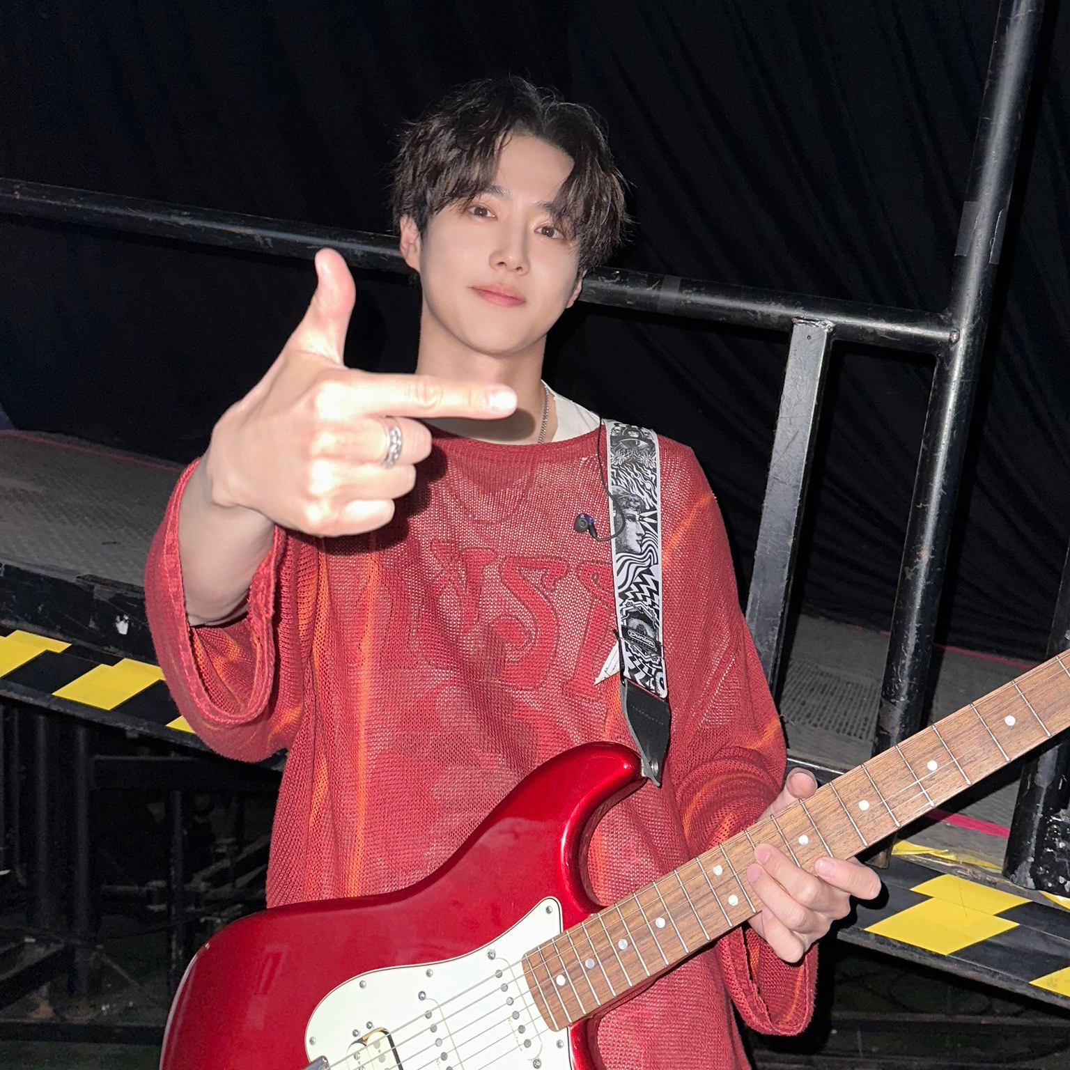 Recent activity shot of Suho (EXO)