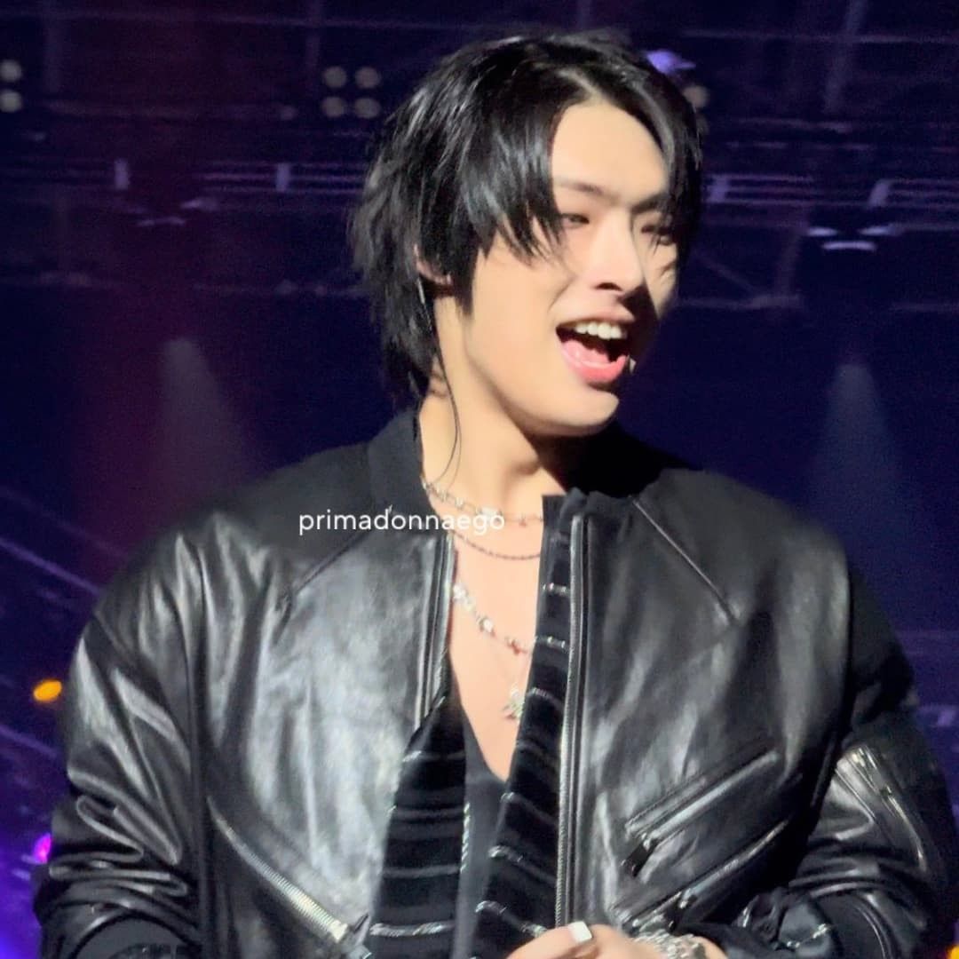 A moment captured by Mingi (ATEEZ)'s fan