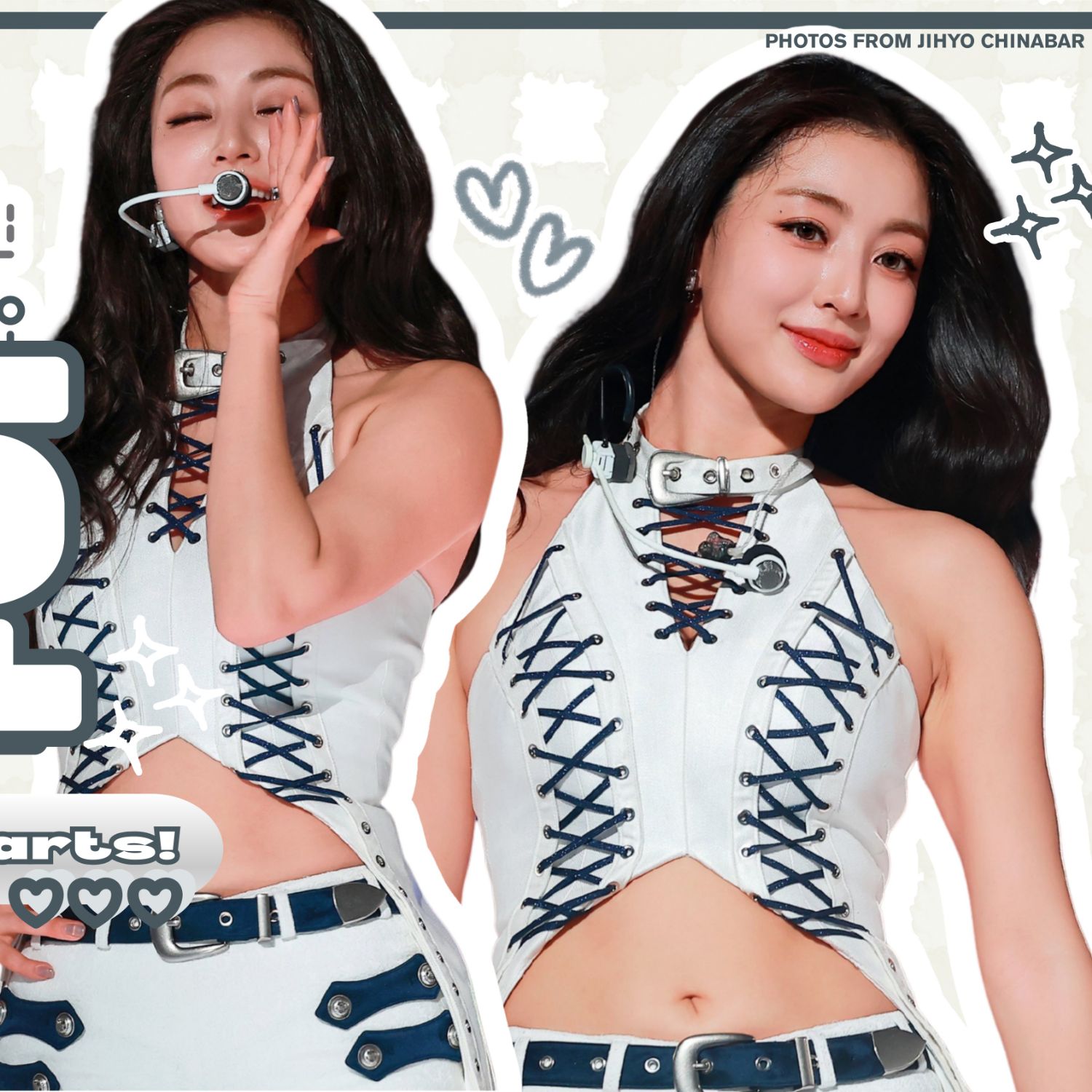 Momen yang diabadikan oleh penggemar Jihyo (TWICE)