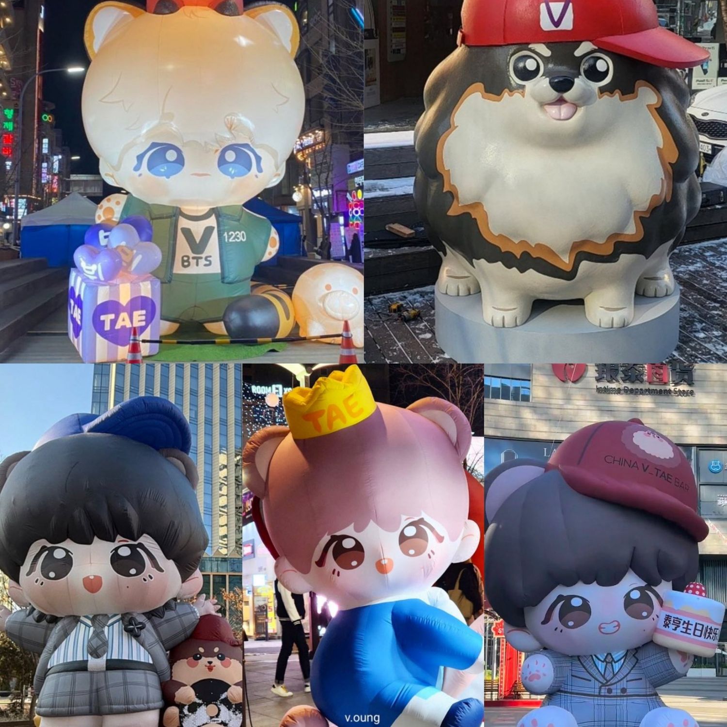 뷔 (방탄소년단)의 비하인드 컷