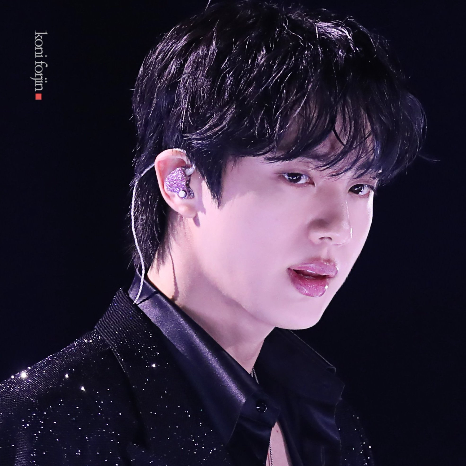 Recent activity shot of Jin (BTS)