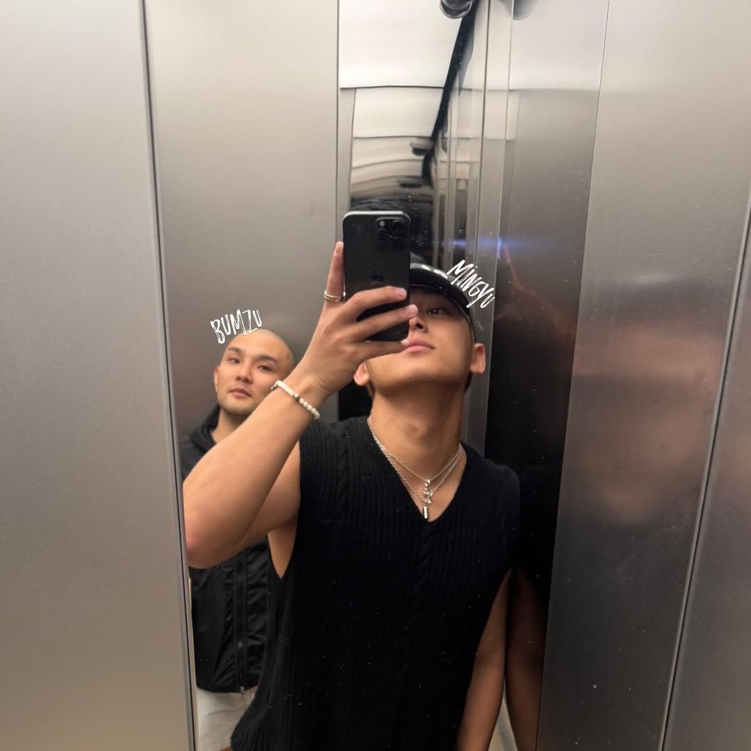 Recent activity shot of Mingyu (SEVENTEEN)