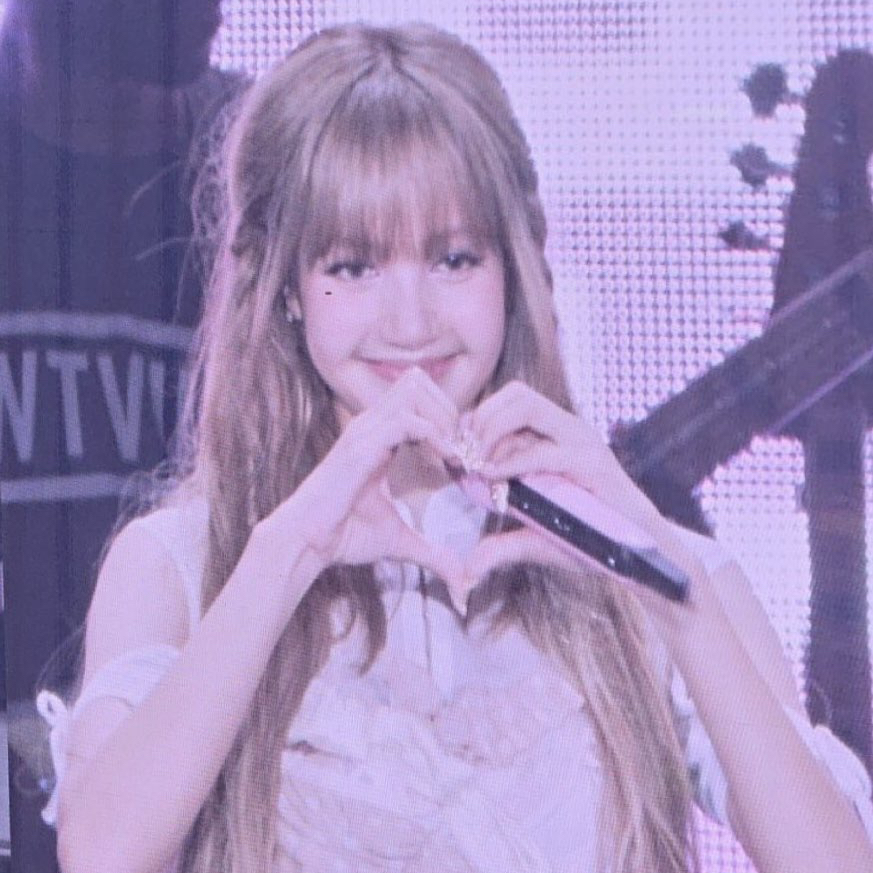 A moment captured by Lisa (BLACKPINK)'s fan