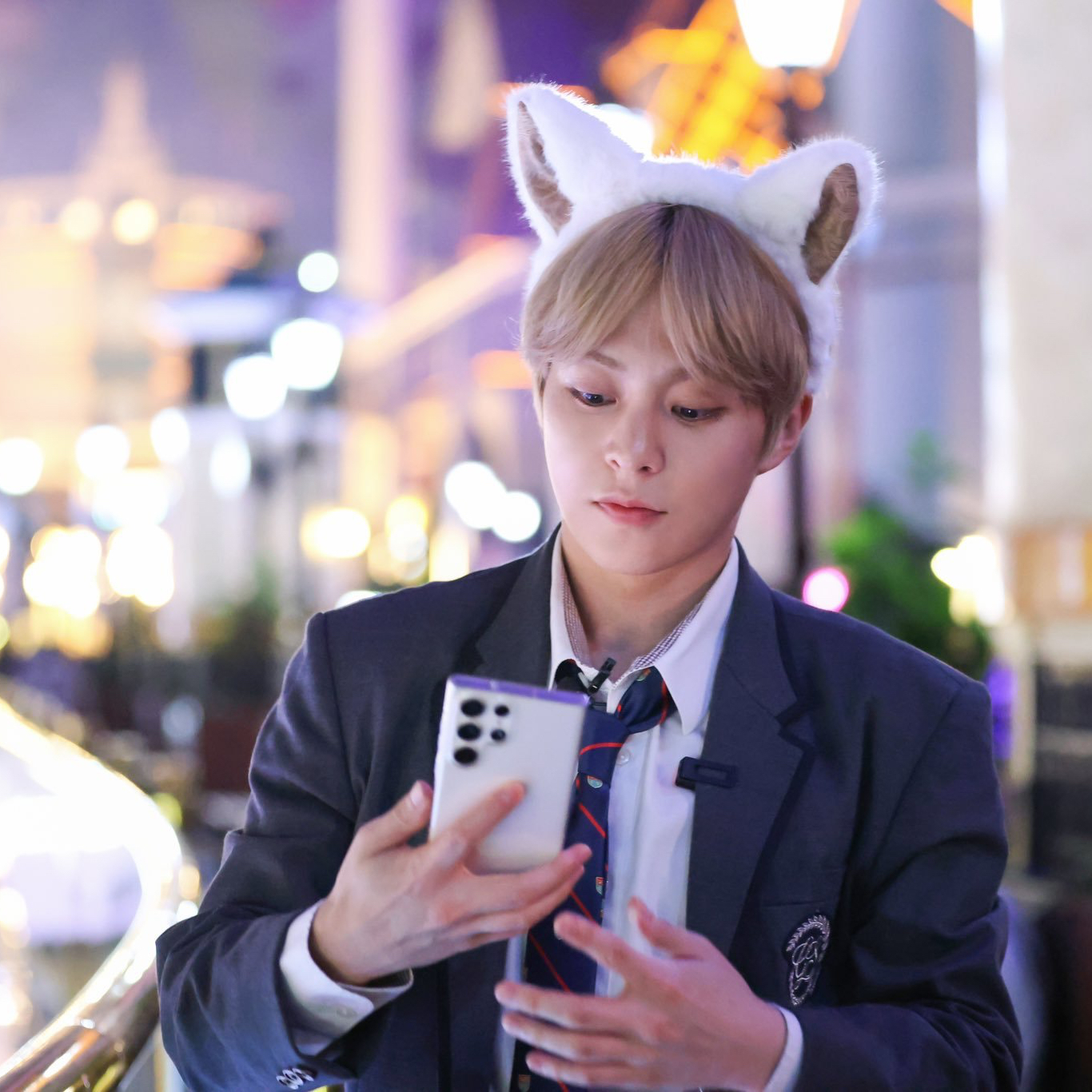 Recent activity shot of Xiumin (EXO)