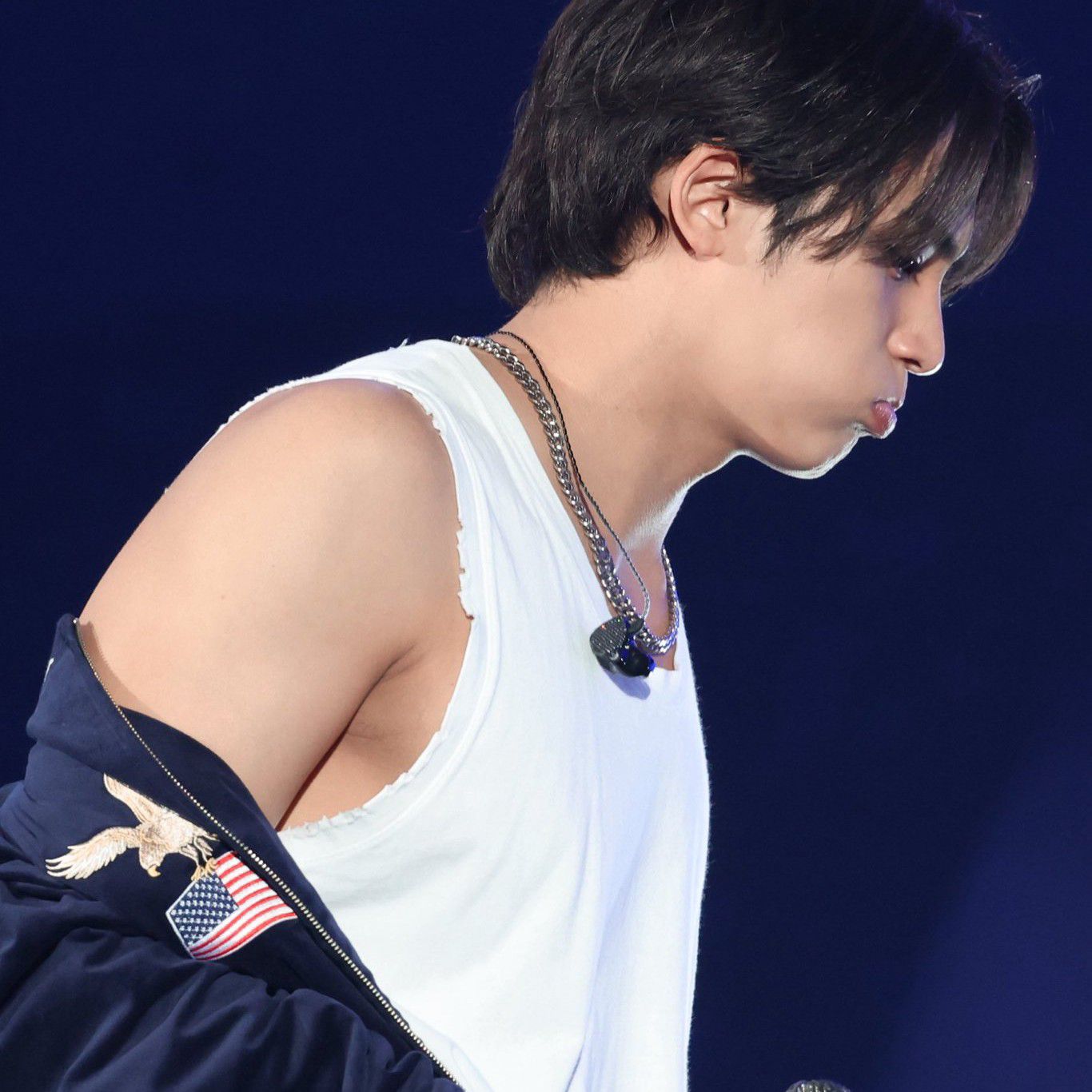 珉奎 (SEVENTEEN)粉丝拍下的瞬间