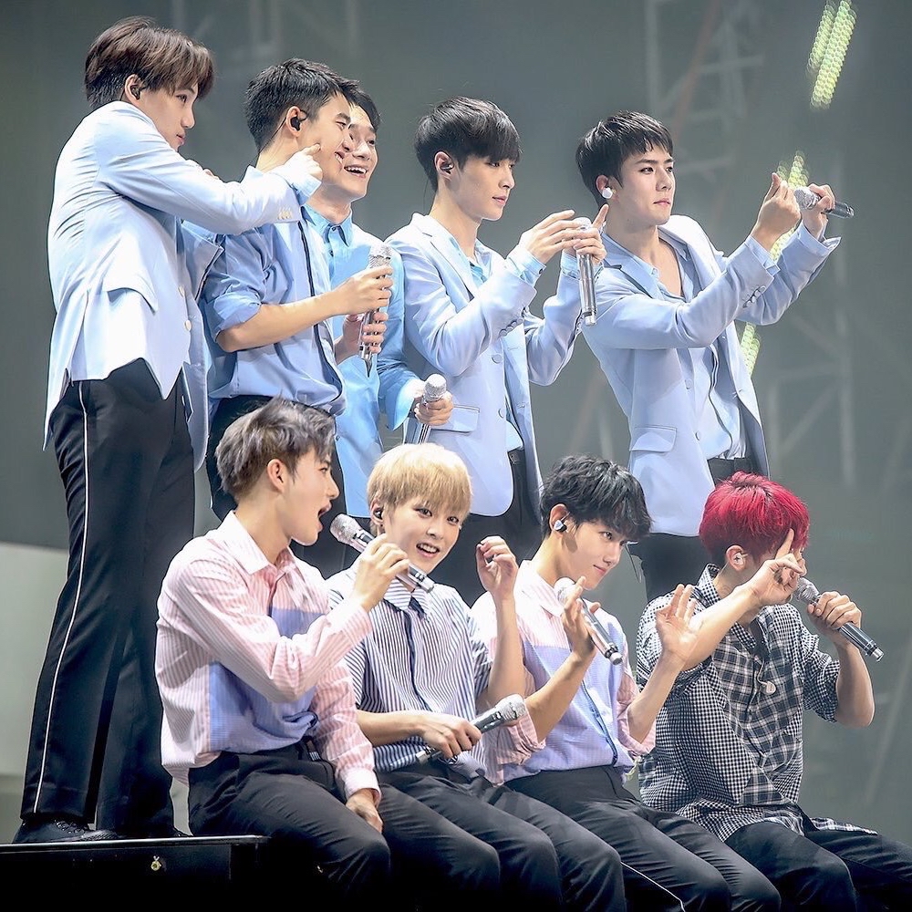 EXO粉絲拍下的瞬間