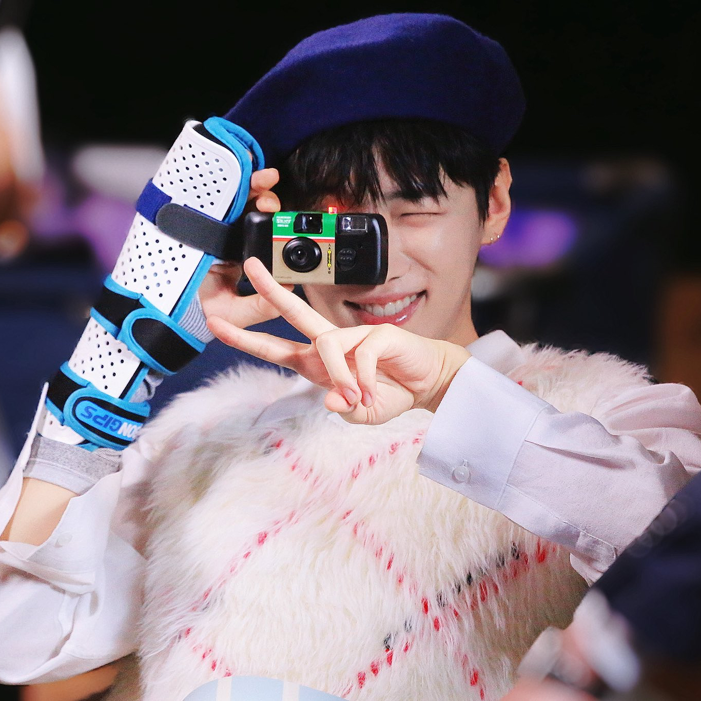 A moment captured by Jaechan (DKZ)'s fan