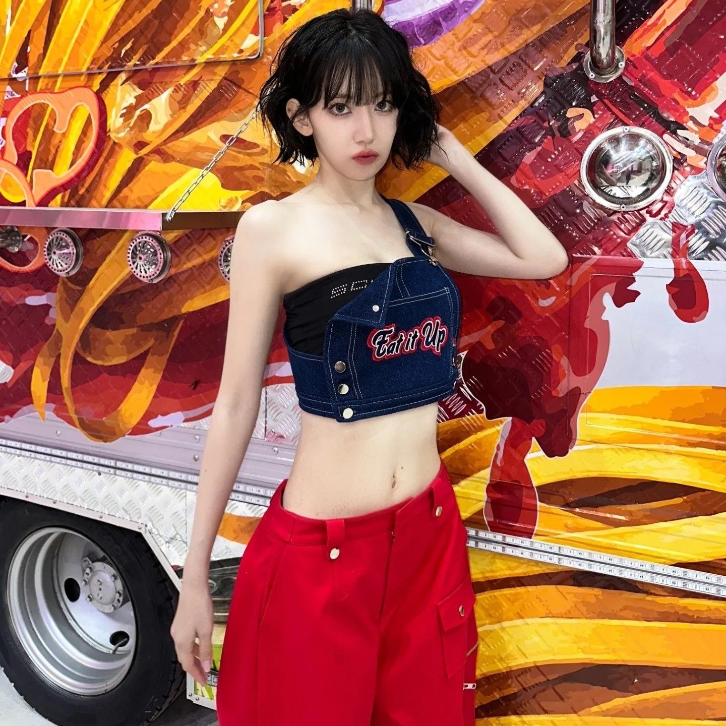 A moment captured by Sakura (LE SSERAFIM)'s fan