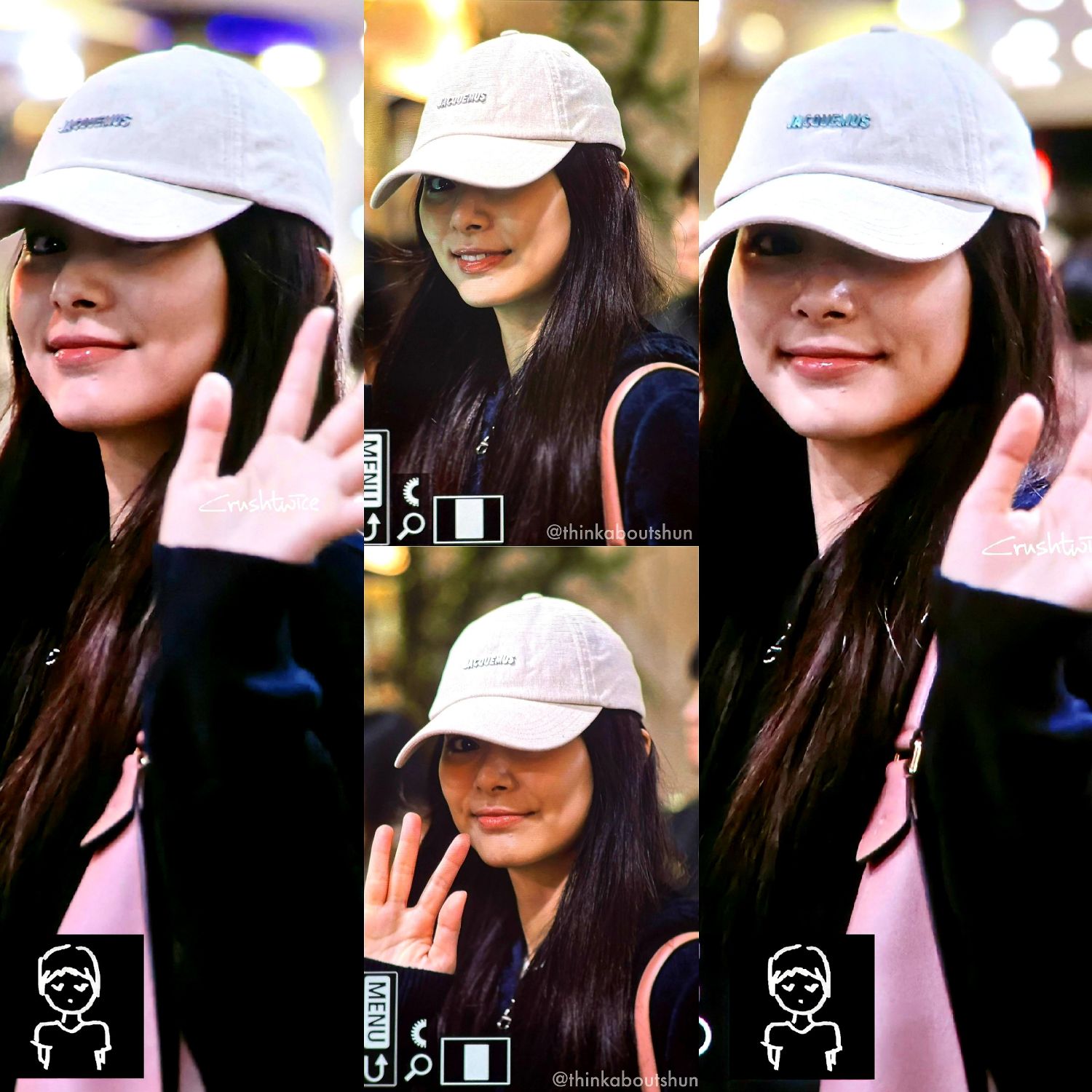 Momen yang diabadikan oleh penggemar Tzuyu (TWICE)