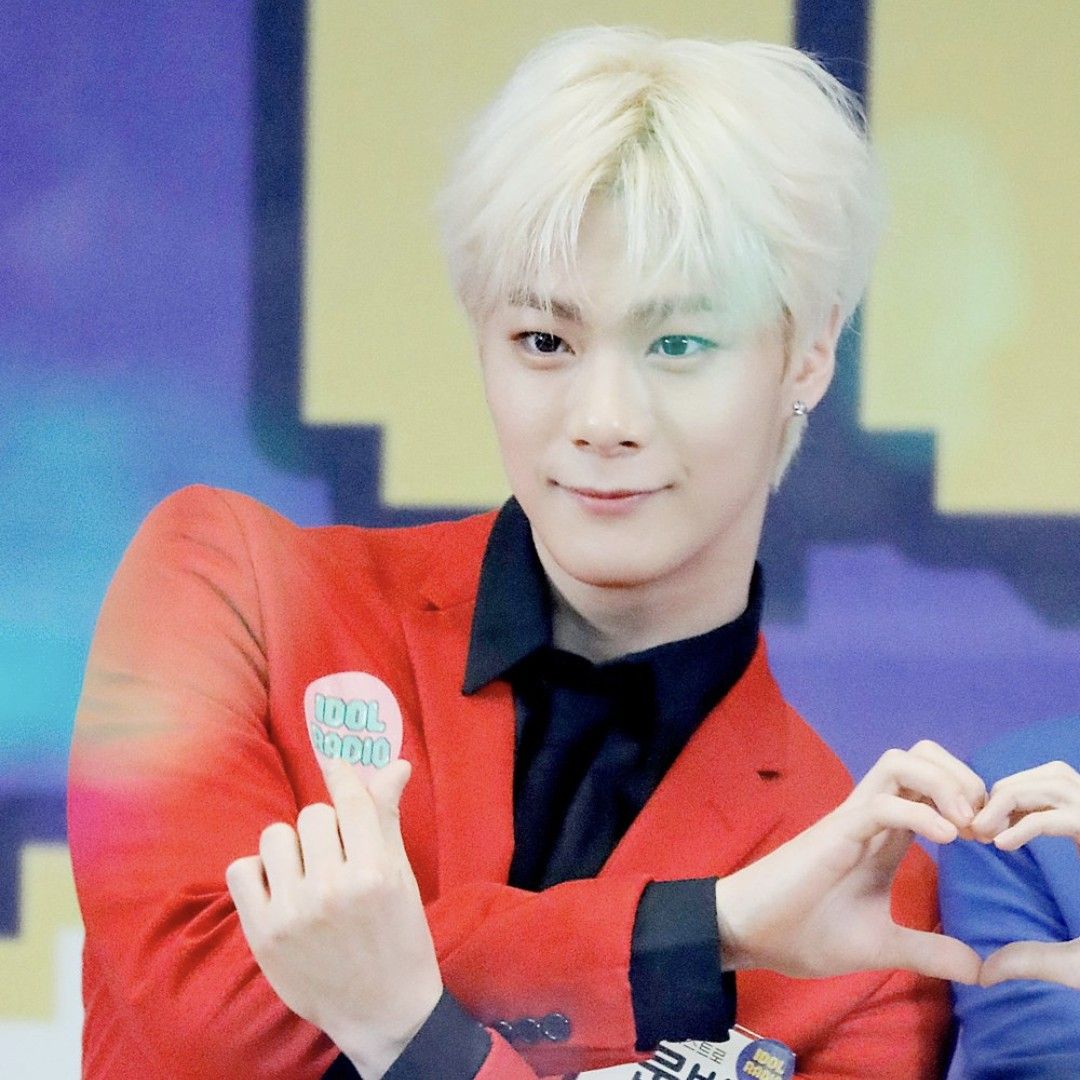 Recent activity shot of Moonbin (ASTRO)