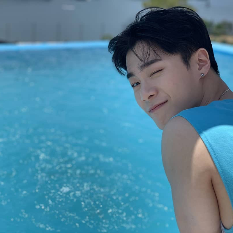 Recent activity shot of Moonbin (ASTRO)