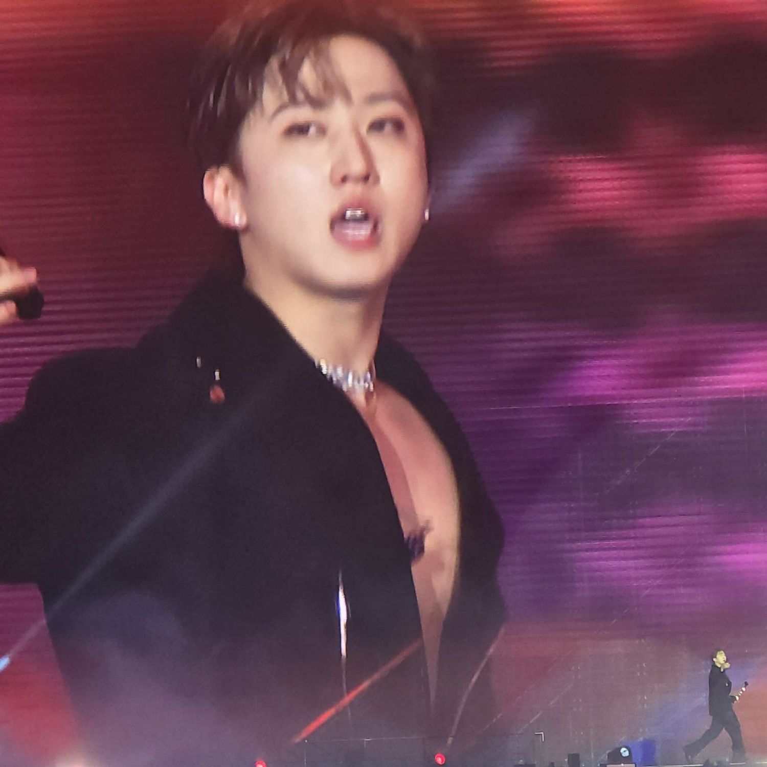 Recent activity shot of Changbin (Stray Kids)
