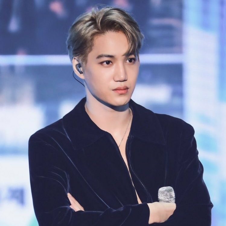 Recent activity shot of Kai (EXO)