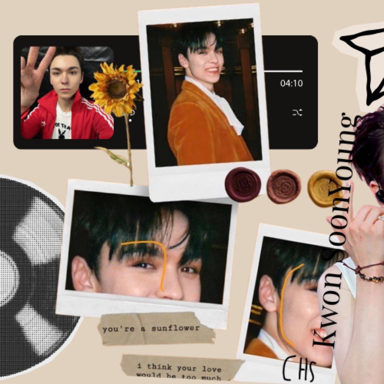 Recent activity shot of Vernon (SEVENTEEN)