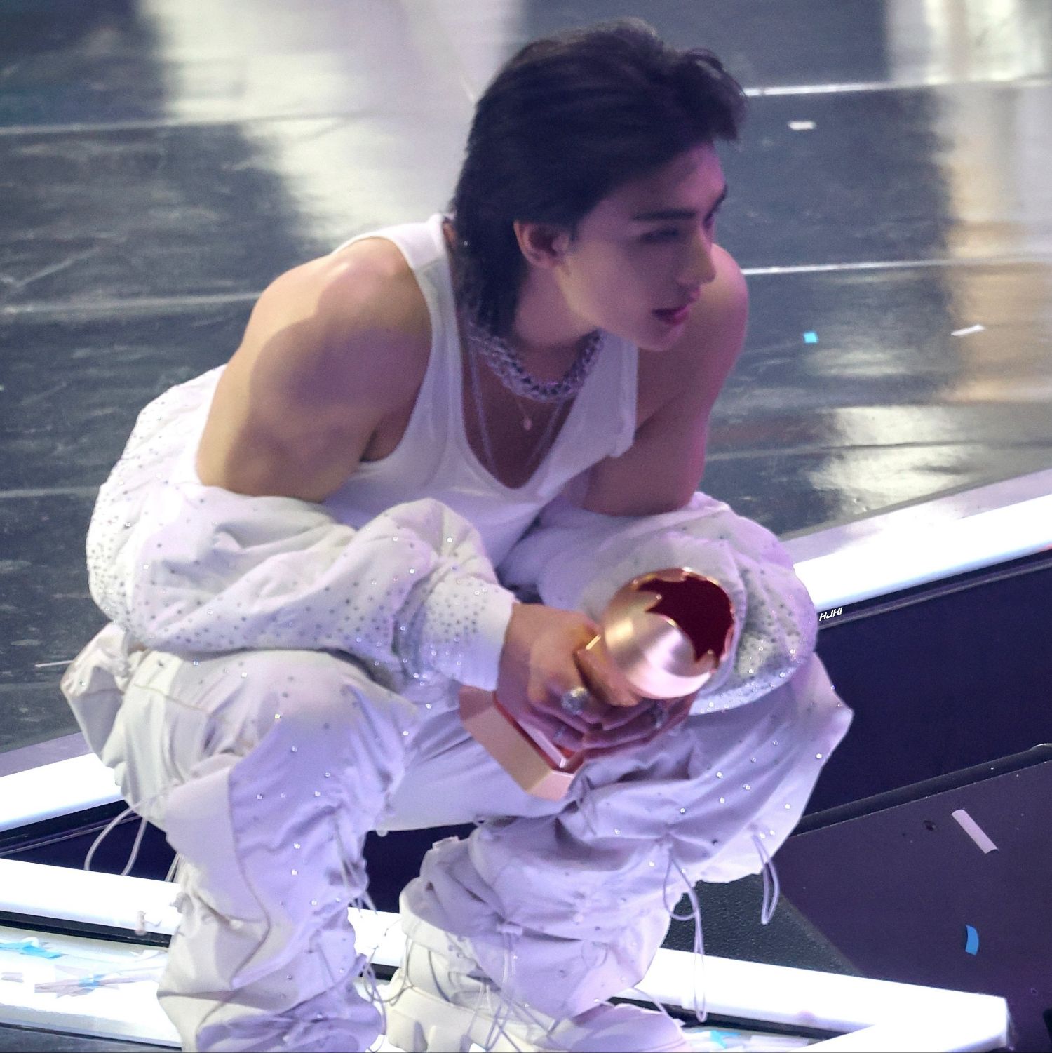 Behind-the-scenes cut of Hyunjin (Stray Kids)