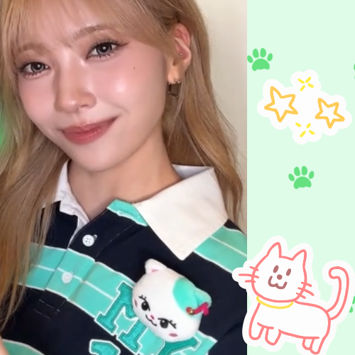 Recent activity shot of Mayuka (NiziU)