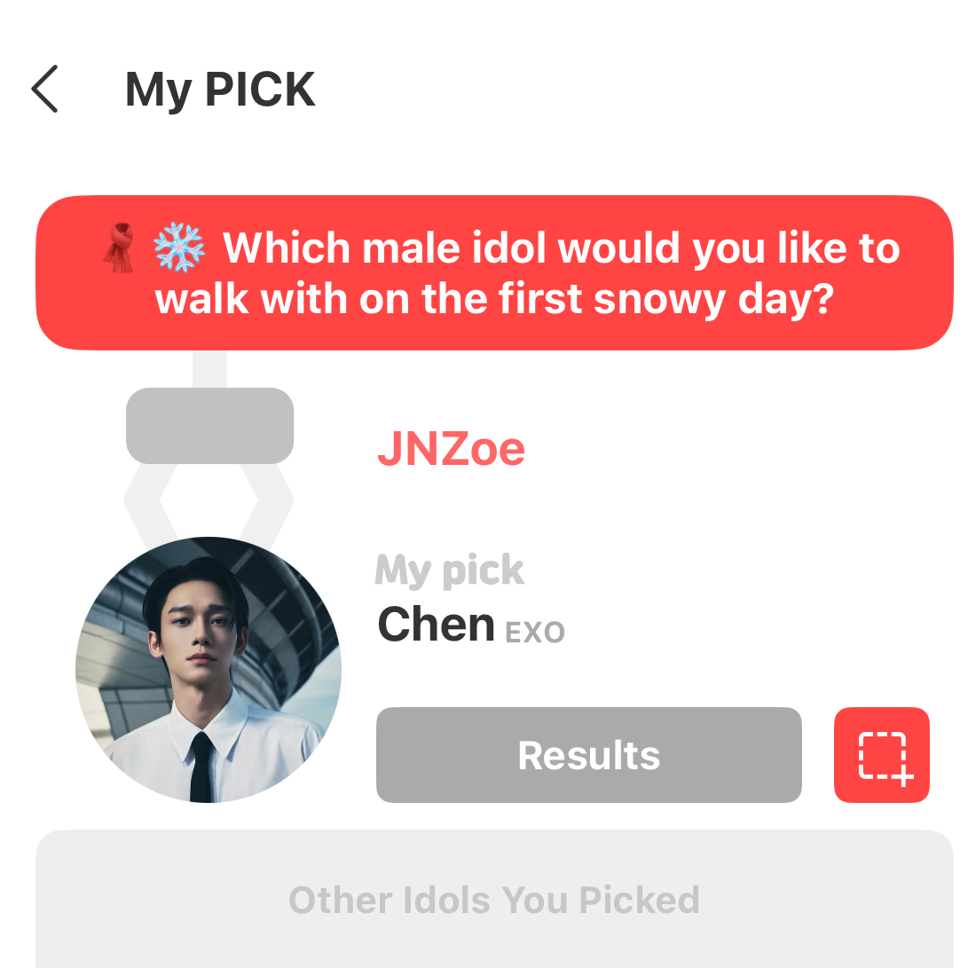 Latest photo of Chen (EXO)