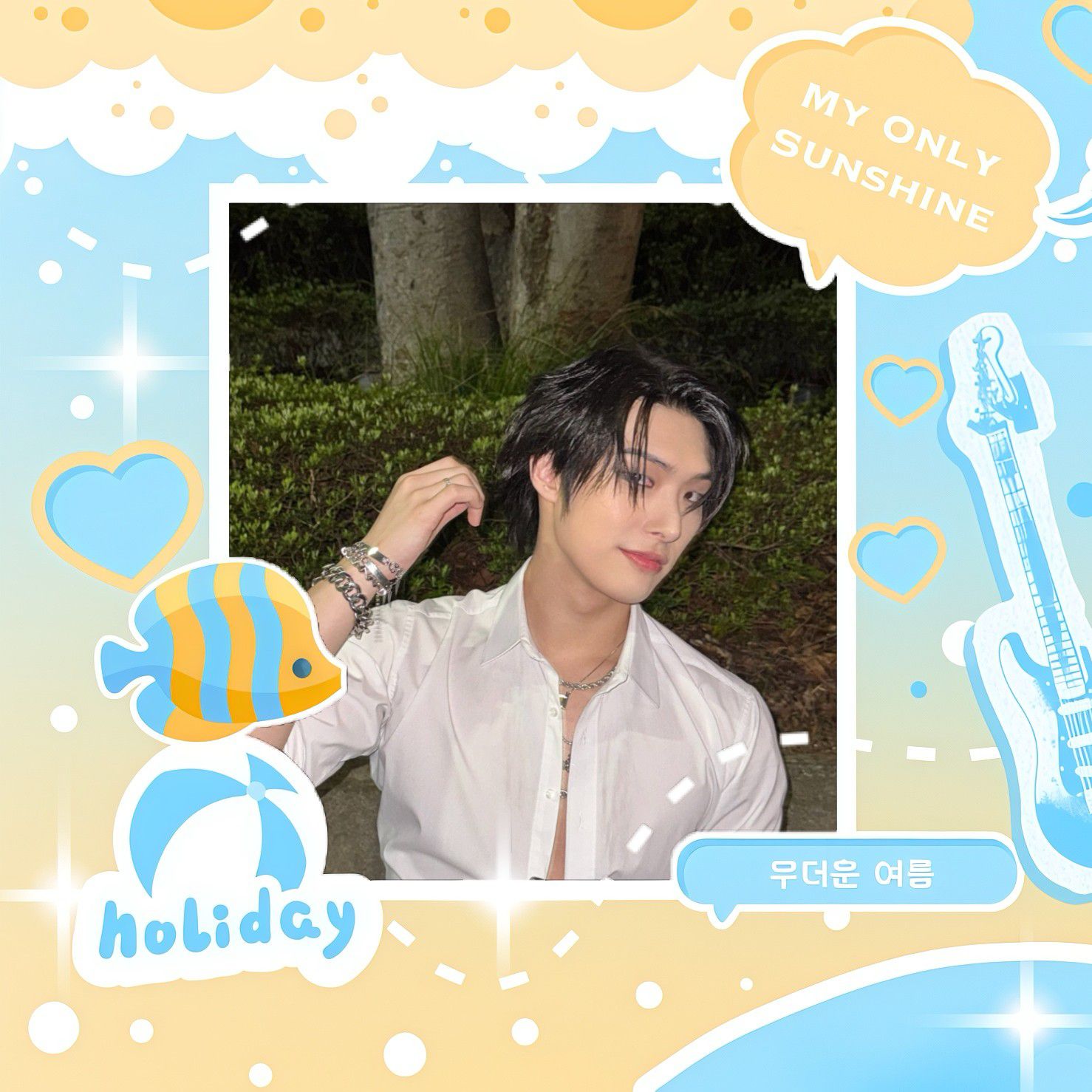 A moment captured by Mingi (ATEEZ)'s fan
