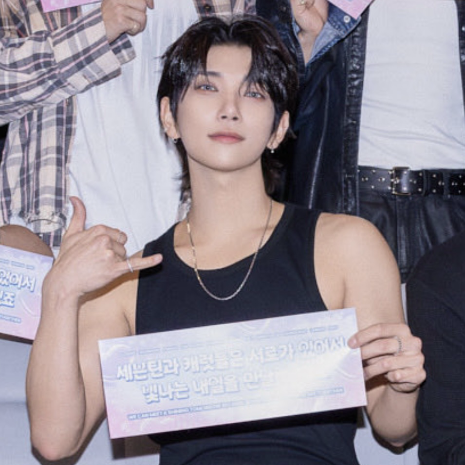 A moment captured by Joshua (SEVENTEEN)'s fan