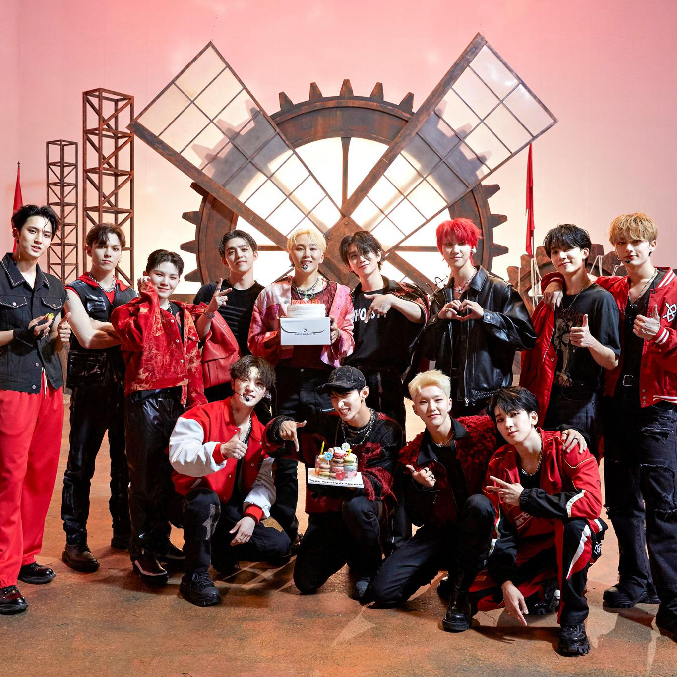 Recent activity shot of SEVENTEEN
