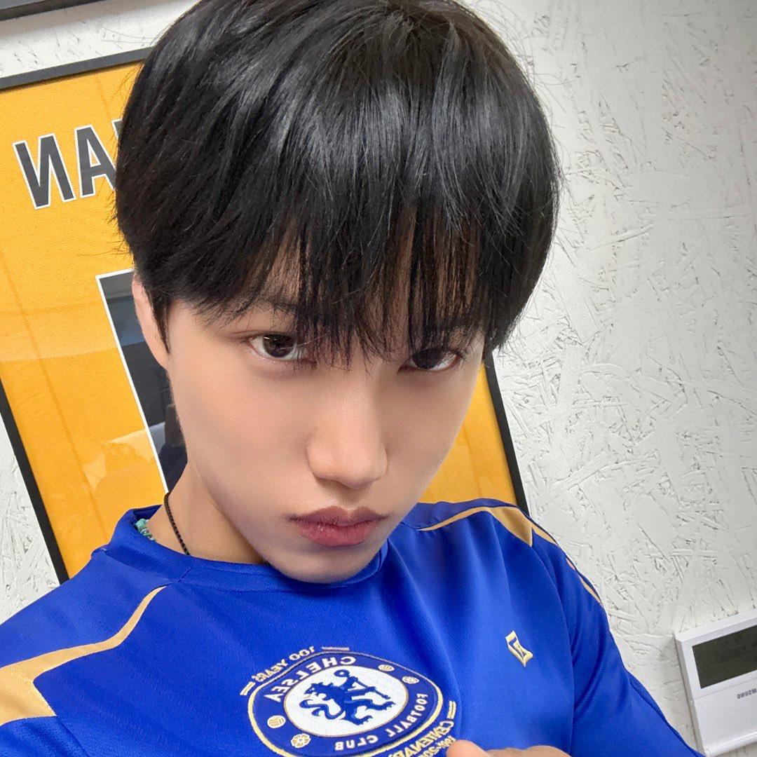 Recent activity shot of Kai (EXO)