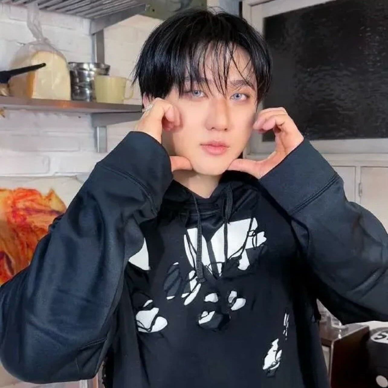 Recent activity shot of Changbin (Stray Kids)