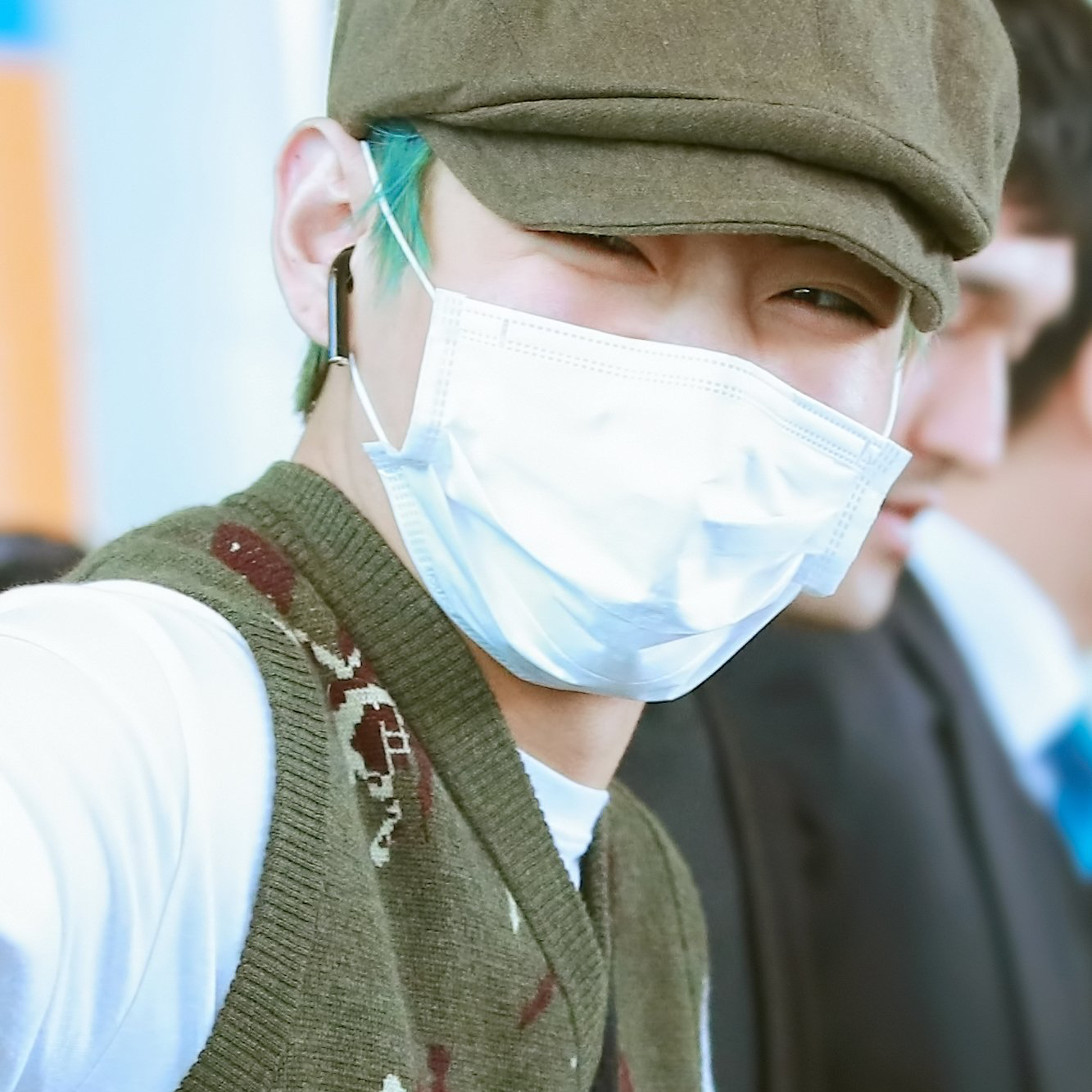 A moment captured by V (BTS)'s fan