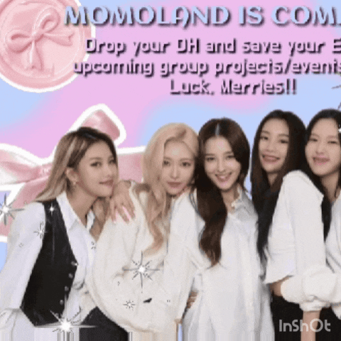Recent activity shot of MOMOLAND