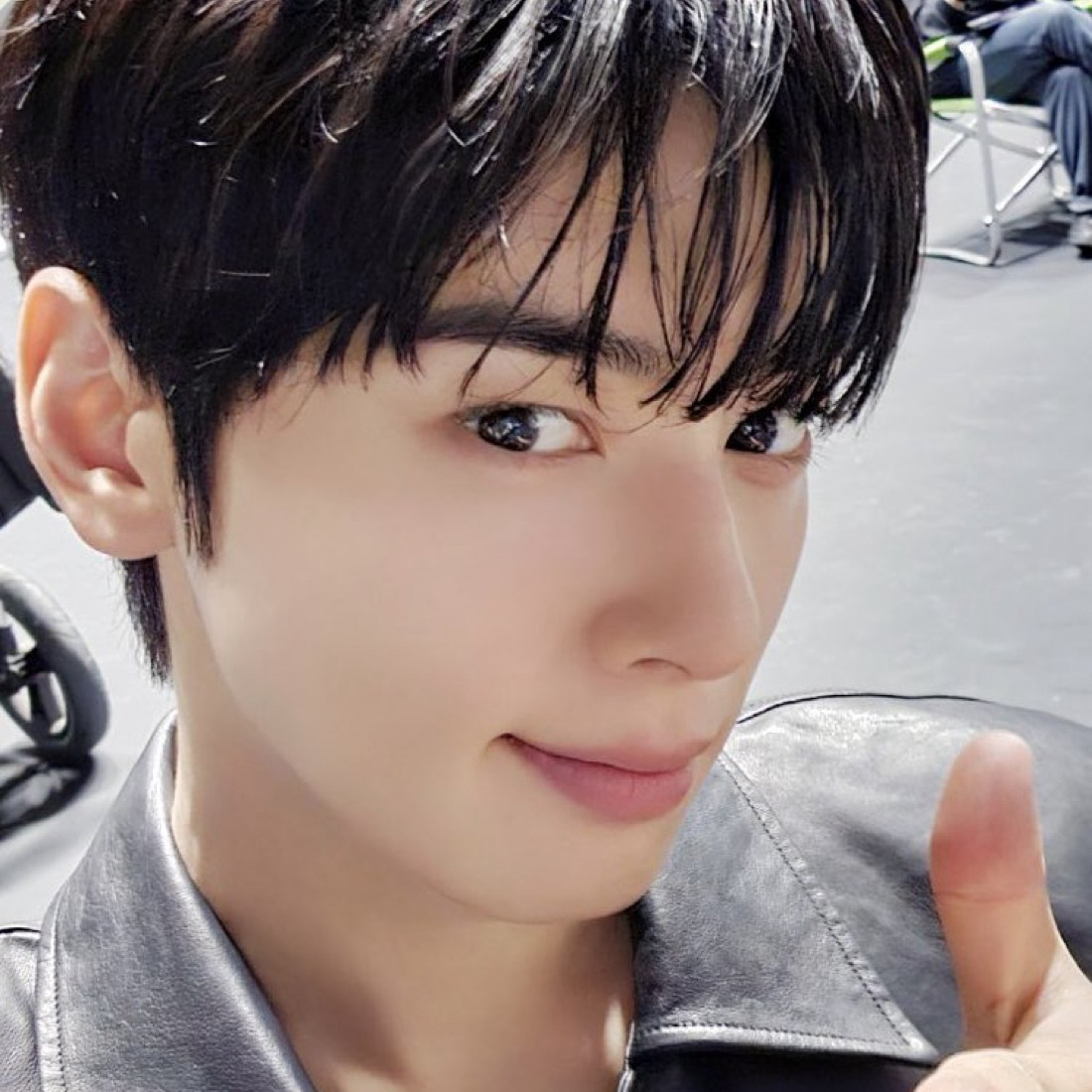 Recent activity shot of Eunwoo (ASTRO)