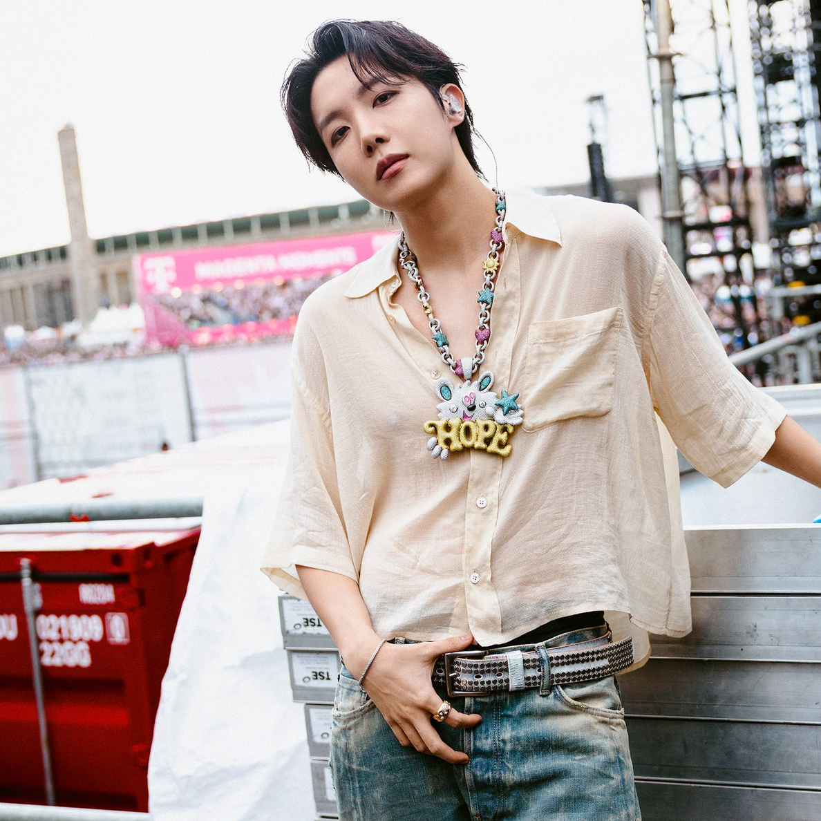 A moment captured by j-hope (BTS)'s fan
